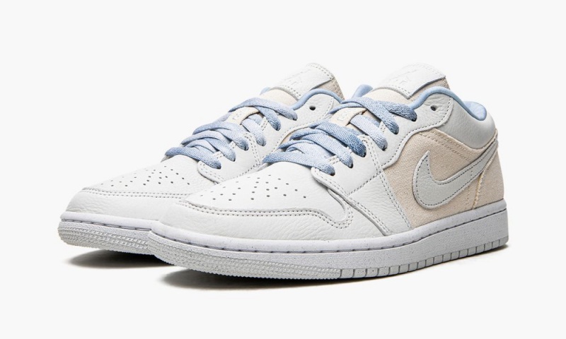 Nike Air Jordan 1 Low SE 'Grey cream' Schoenen Dames Wit Blauw Nederland | 854209-LRM