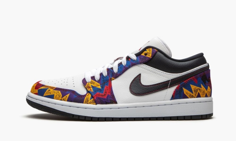 Nike Air Jordan 1 Low SE \'Nothing But Net\' Schoenen Heren Wit Donkerobsidian Rood Nederland | 874692-EHD