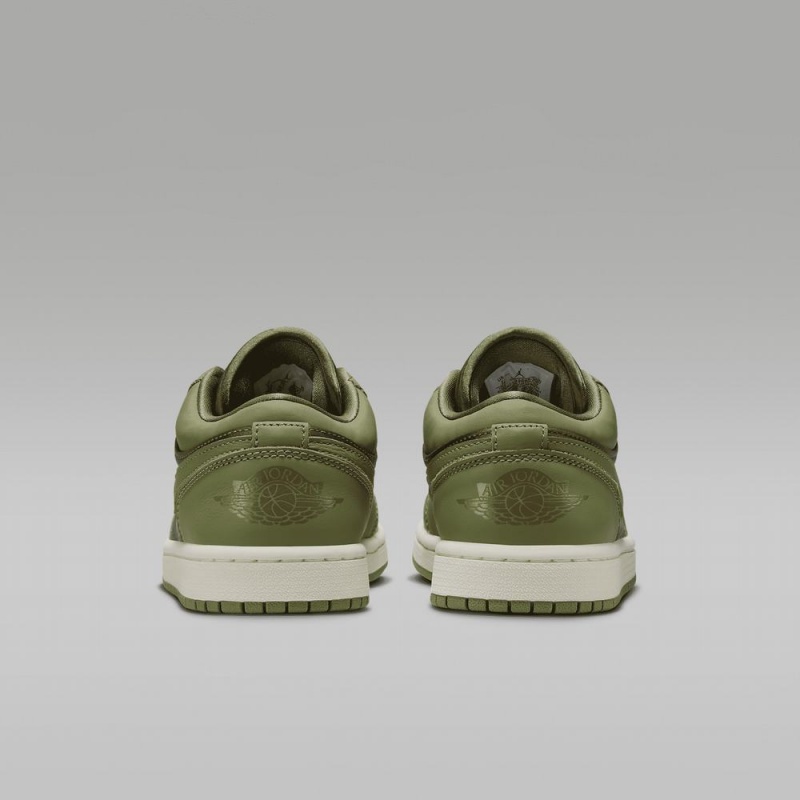Nike Air Jordan 1 Low SE Schoenen Dames Bruin Blauw Lichtolijfgroen Nederland | 081796-DTQ