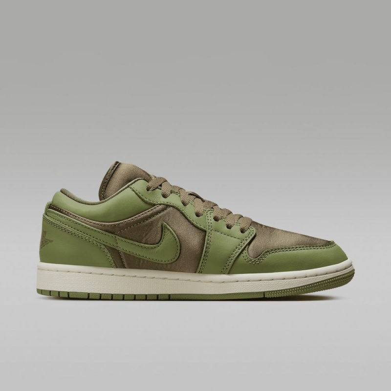 Nike Air Jordan 1 Low SE Schoenen Dames Bruin Blauw Lichtolijfgroen Nederland | 081796-DTQ