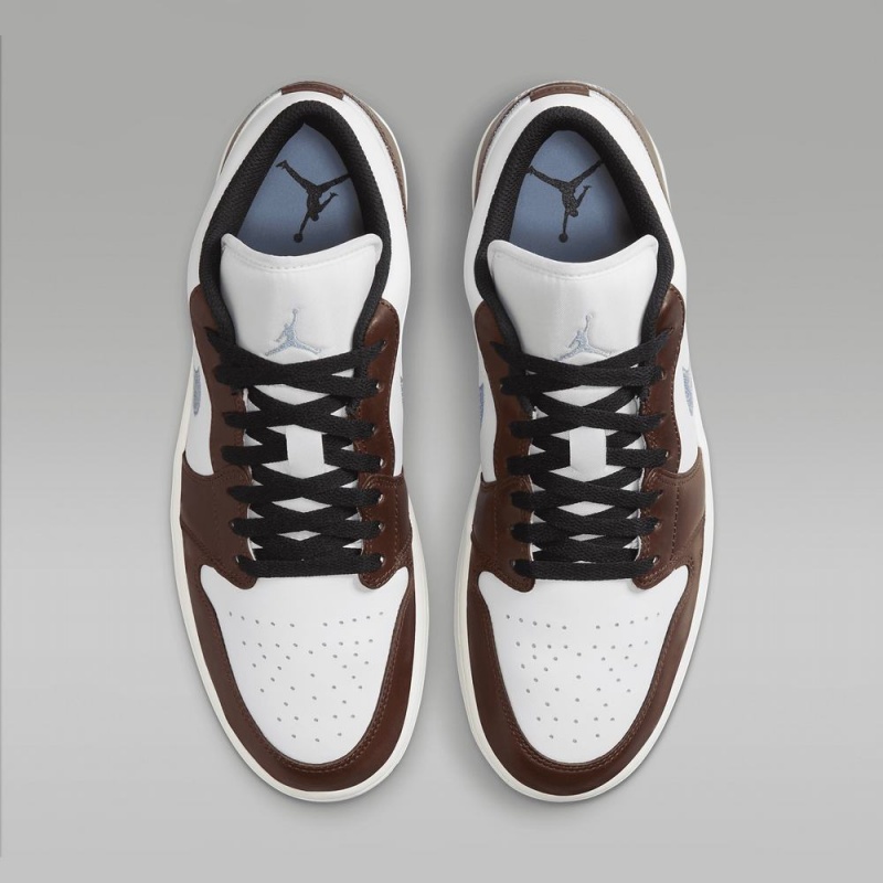 Nike Air Jordan 1 Low SE Schoenen Heren Wit Zwart Blauw Grijs Nederland | 745902-XHB