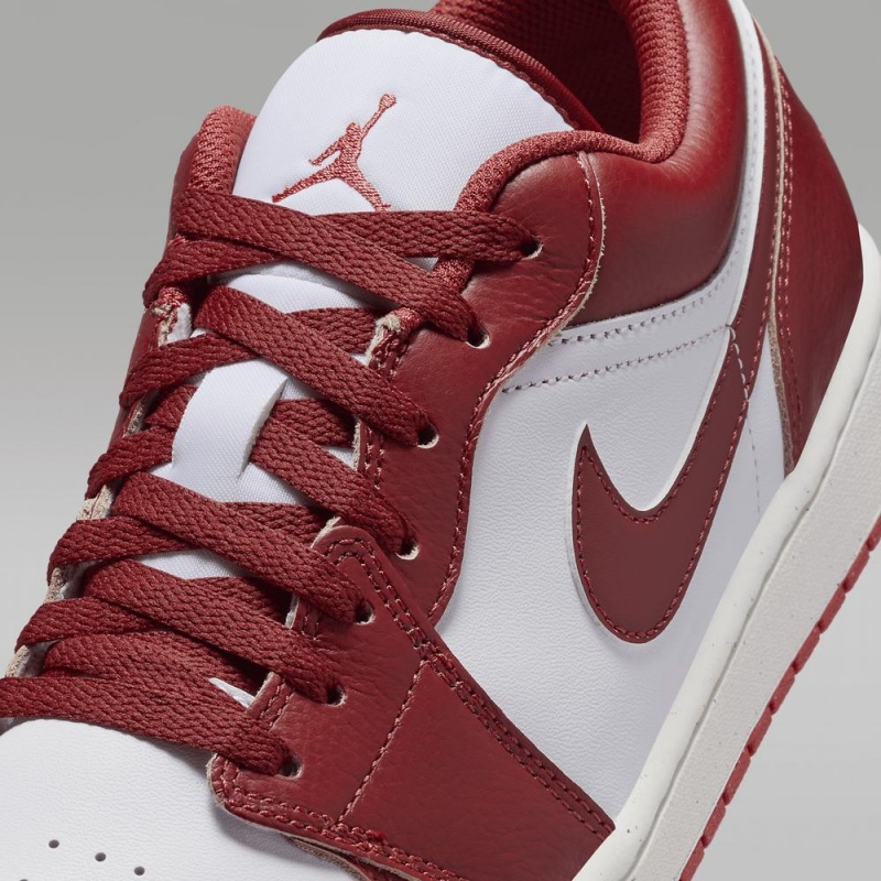 Nike Air Jordan 1 Low SE Schoenen Heren Wit Rood Nederland | 320176-VJI