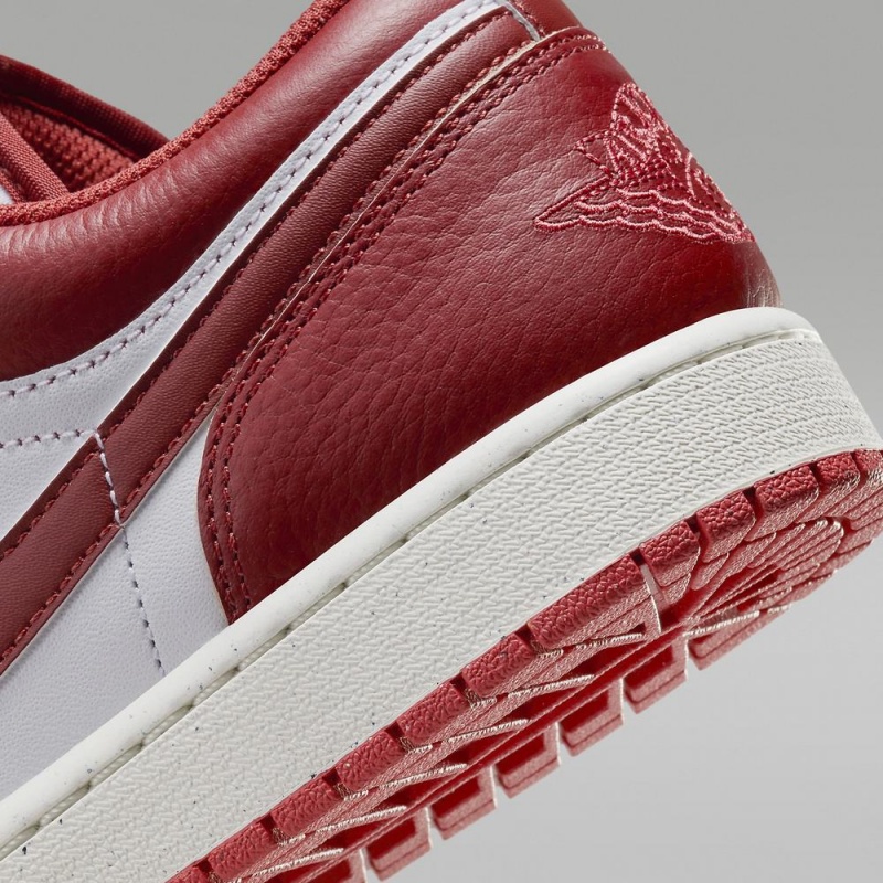 Nike Air Jordan 1 Low SE Schoenen Heren Wit Rood Nederland | 320176-VJI
