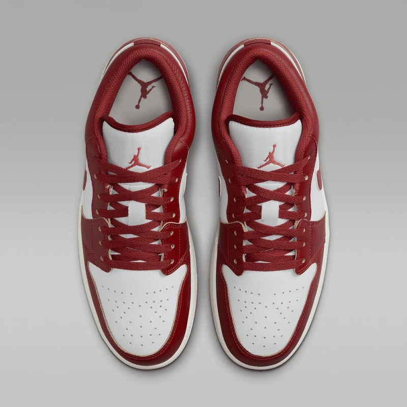 Nike Air Jordan 1 Low SE Schoenen Heren Wit Rood Nederland | 320176-VJI