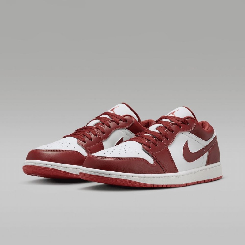 Nike Air Jordan 1 Low SE Schoenen Heren Wit Rood Nederland | 320176-VJI