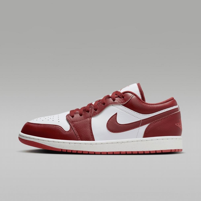 Nike Air Jordan 1 Low SE Schoenen Heren Wit Rood Nederland | 320176-VJI