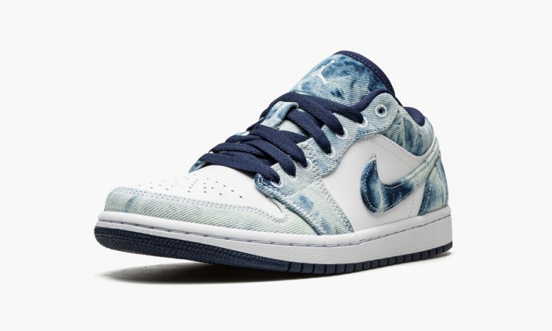 Nike Air Jordan 1 Low SE Schoenen Heren Wit Donkerblauw Nederland | 324689-BVK