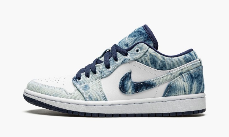 Nike Air Jordan 1 Low SE Schoenen Heren Wit Donkerblauw Nederland | 324689-BVK