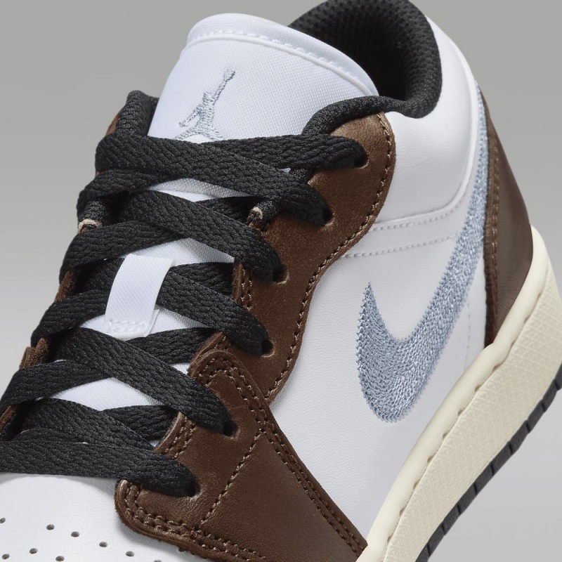 Nike Air Jordan 1 Low SE Schoenen Kinderen Wit Chocola Nederland | 786512-XAM