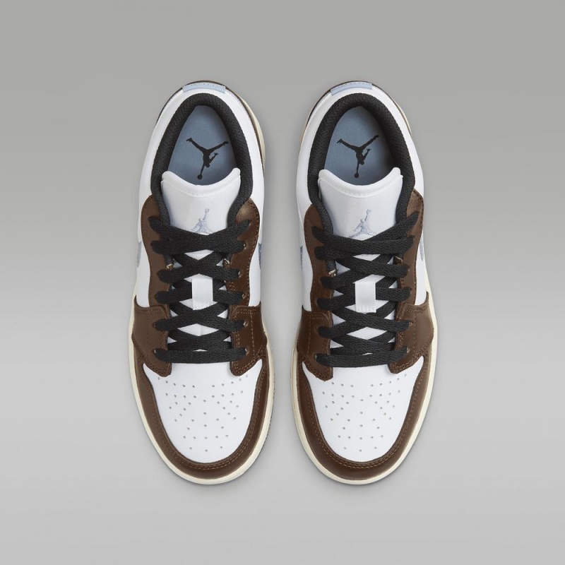 Nike Air Jordan 1 Low SE Schoenen Kinderen Wit Chocola Nederland | 786512-XAM
