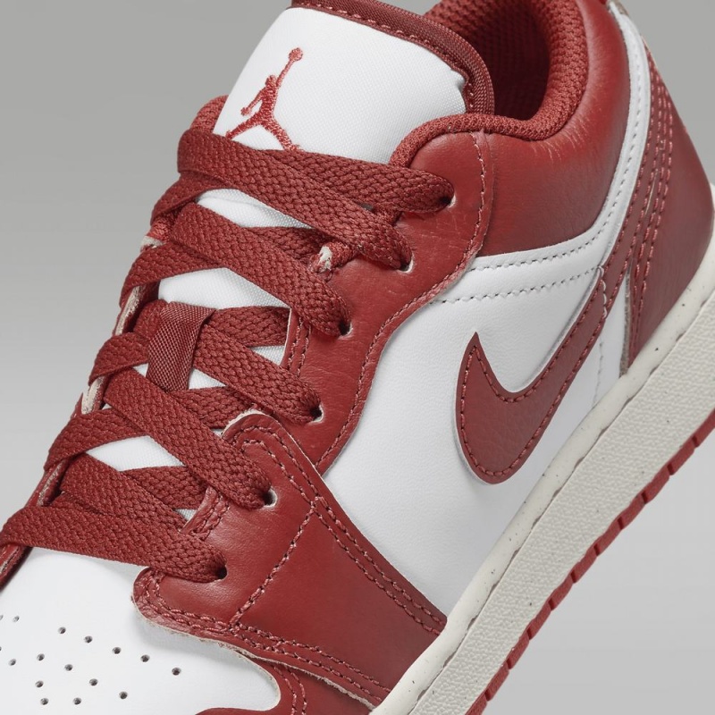 Nike Air Jordan 1 Low SE Schoenen Kinderen Rood Wit Nederland | 638754-ILM