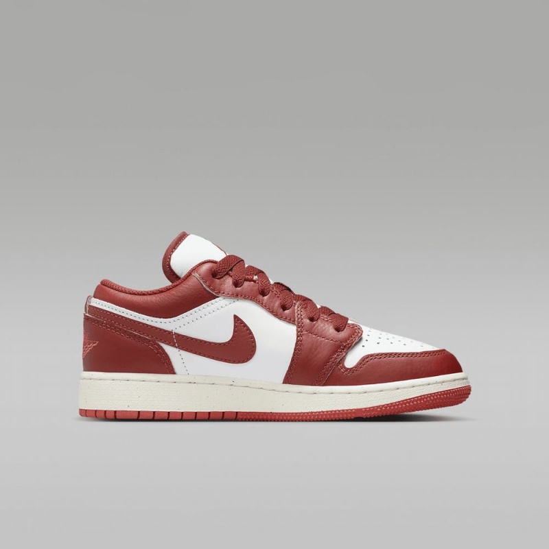 Nike Air Jordan 1 Low SE Schoenen Kinderen Rood Wit Nederland | 638754-ILM