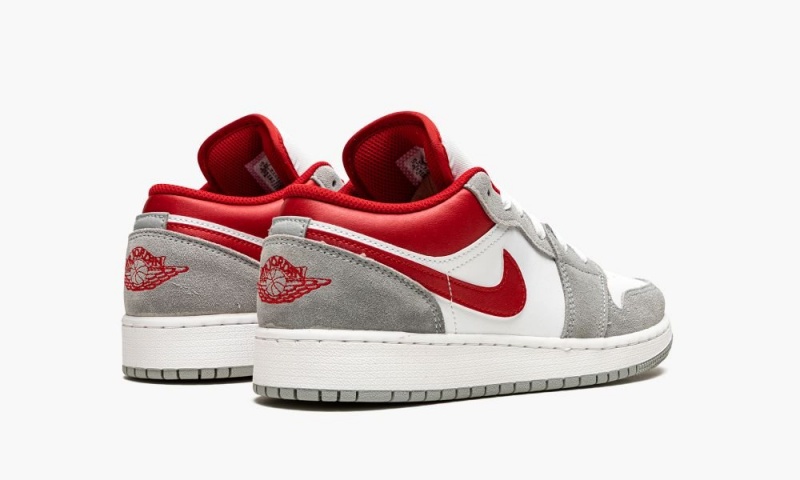 Nike Air Jordan 1 Low SE 'Smoke Grey Gym Red' Schoenen Kinderen Grijs Rood Wit Nederland | 847016-MIY