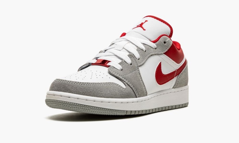 Nike Air Jordan 1 Low SE 'Smoke Grey Gym Red' Schoenen Kinderen Grijs Rood Wit Nederland | 847016-MIY