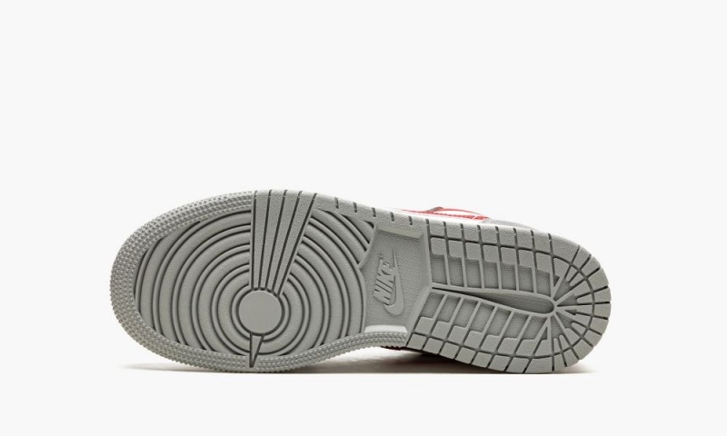 Nike Air Jordan 1 Low SE 'Smoke Grey Gym Red' Schoenen Kinderen Grijs Rood Wit Nederland | 847016-MIY