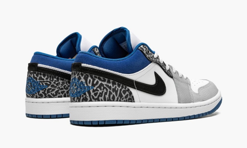 Nike Air Jordan 1 Low SE 'True Blue' Schoenen Heren Wit Blauw Zwart Nederland | 294785-QRK