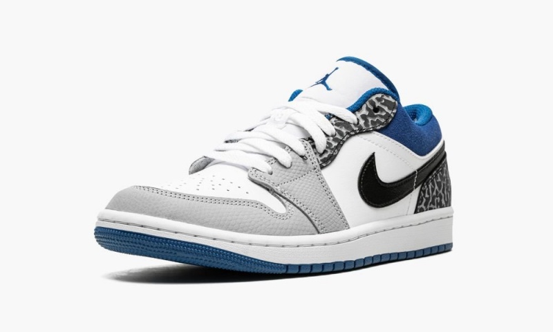 Nike Air Jordan 1 Low SE 'True Blue' Schoenen Heren Wit Blauw Zwart Nederland | 294785-QRK