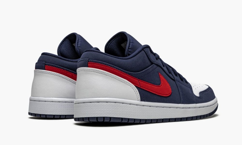 Nike Air Jordan 1 Low SE 'USA' Schoenen Heren Donkerblauw Rood Wit Nederland | 285640-API