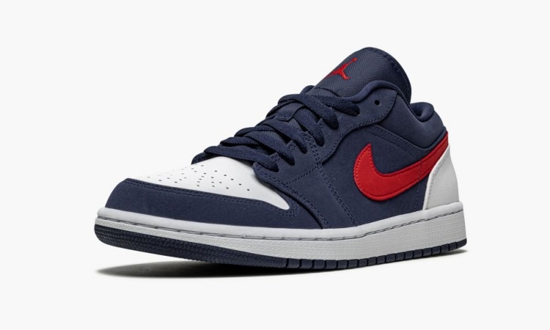 Nike Air Jordan 1 Low SE 'USA' Schoenen Heren Donkerblauw Rood Wit Nederland | 285640-API