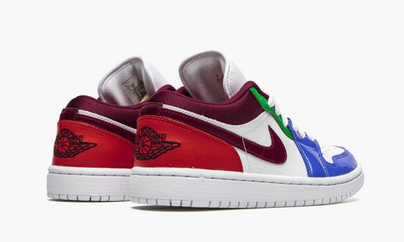 Nike Air Jordan 1 Low SE 'White / Multicolor' Schoenen Dames Wit Donker Nederland | 795281-KMP