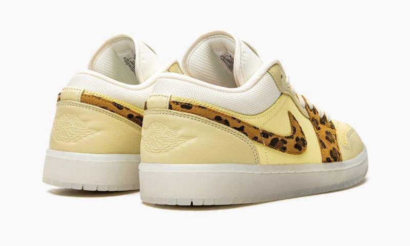 Nike Air Jordan 1 Low 'SNKRS Day' Schoenen Dames Wit Geel Leopard Nederland | 097538-NFZ