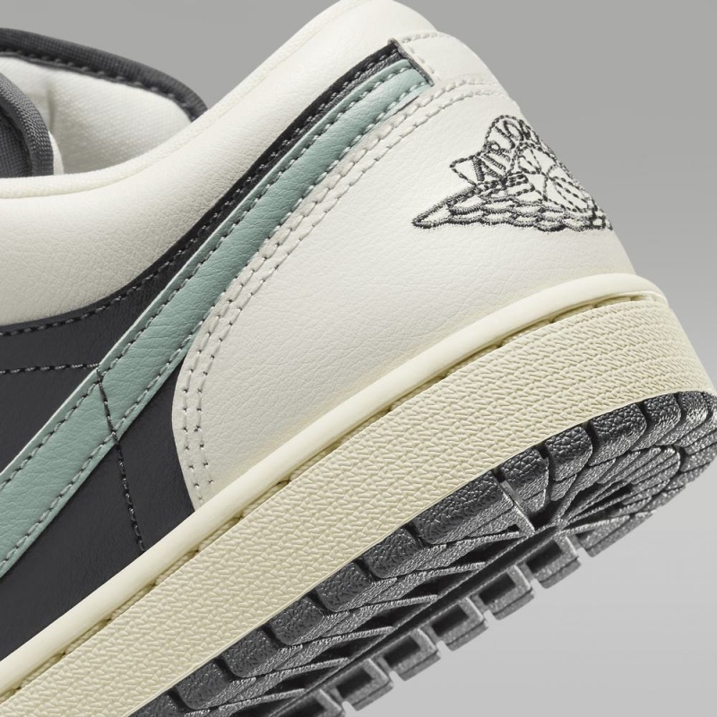 Nike Air Jordan 1 Low Schoenen Dames Donkergrijs Bruin Nederland | 156493-WRP