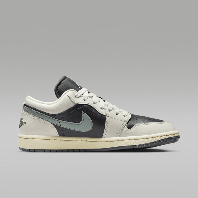 Nike Air Jordan 1 Low Schoenen Dames Donkergrijs Bruin Nederland | 156493-WRP