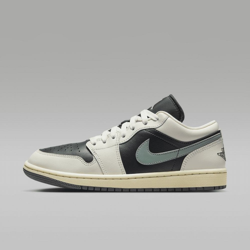 Nike Air Jordan 1 Low Schoenen Dames Donkergrijs Bruin Nederland | 156493-WRP
