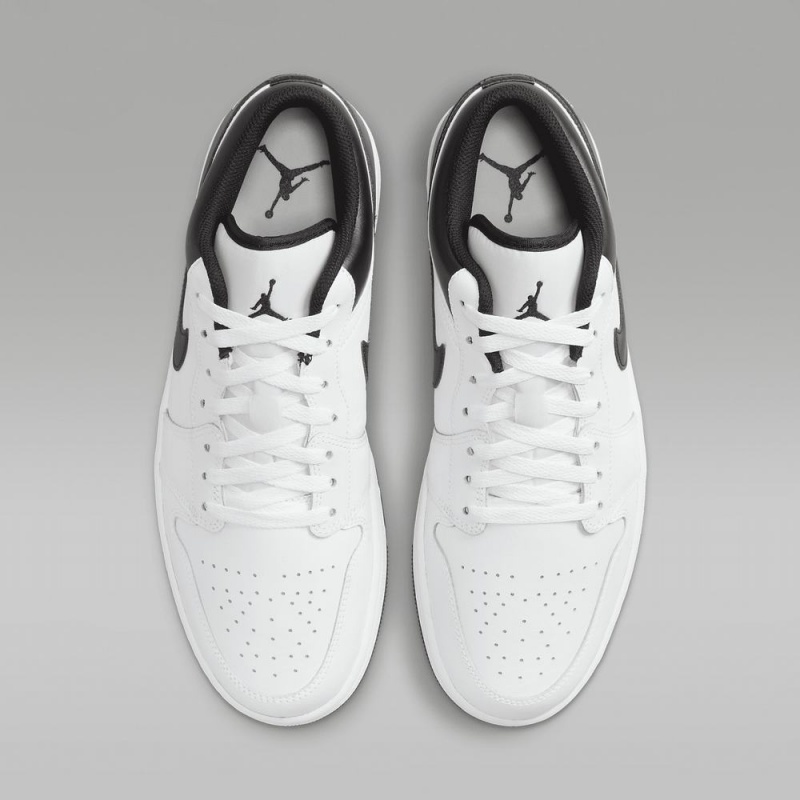 Nike Air Jordan 1 Low Schoenen Dames Wit Zwart Nederland | 563724-NQT