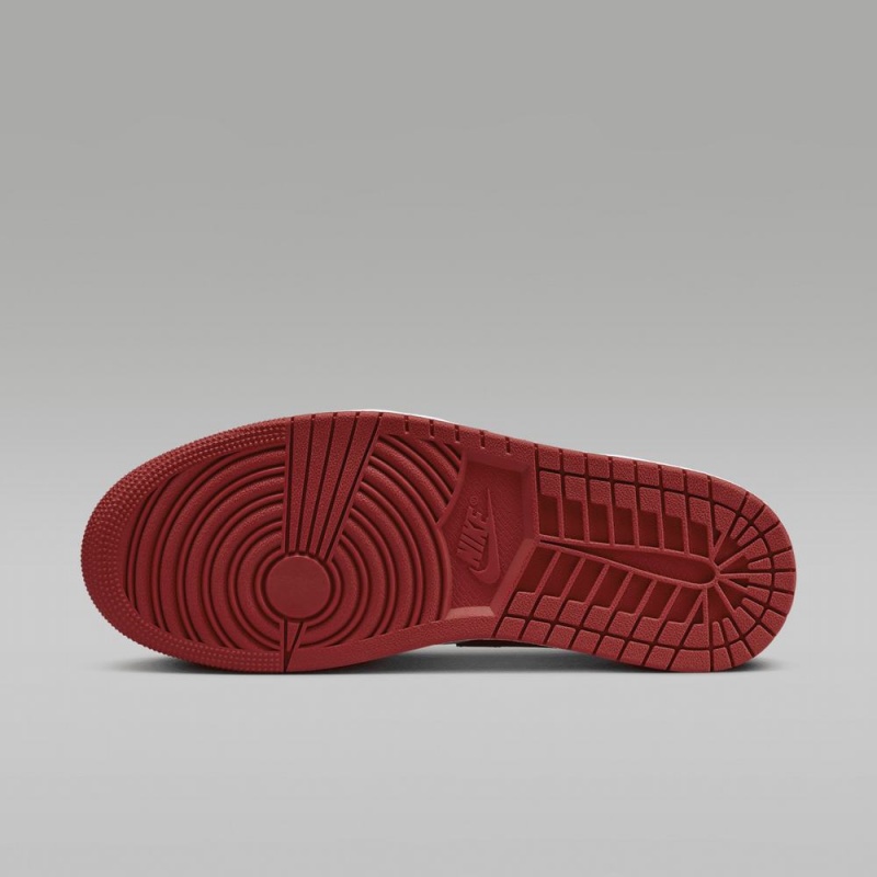 Nike Air Jordan 1 Low Schoenen Dames Zwart Rood Wit Nederland | 097842-WFS