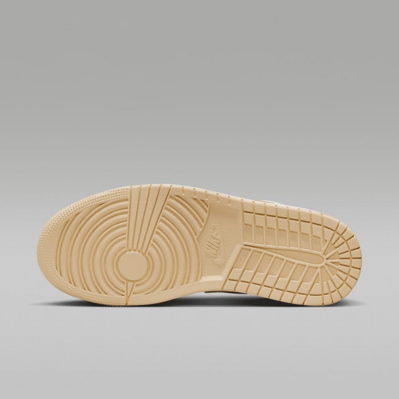 Nike Air Jordan 1 Low Schoenen Heren Lichtgeel Wit Geel Nederland | 469205-EZF