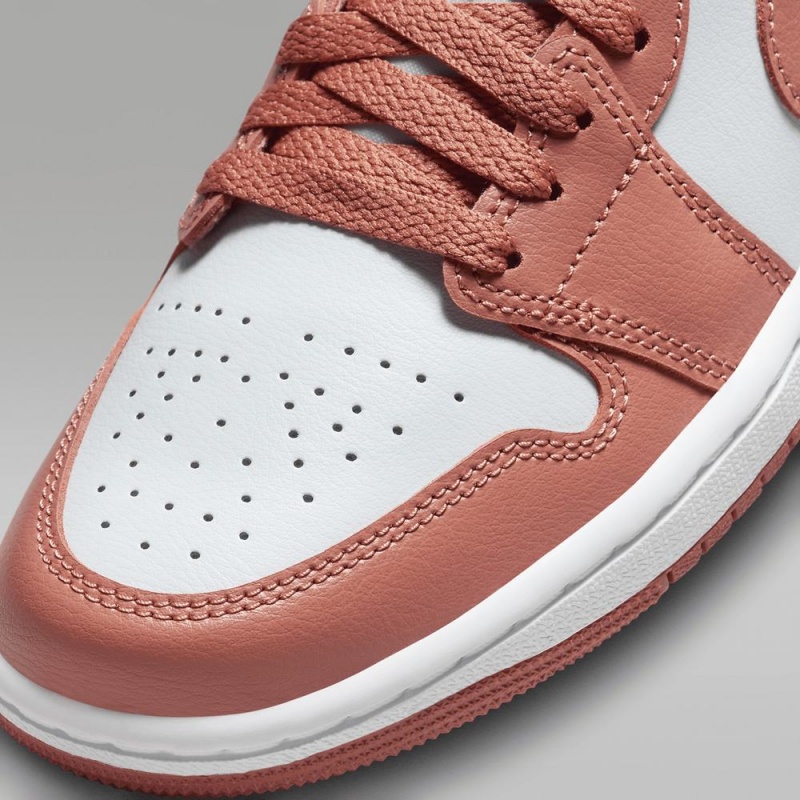 Nike Air Jordan 1 Low Schoenen Heren Roze Wit Nederland | 861097-WVG