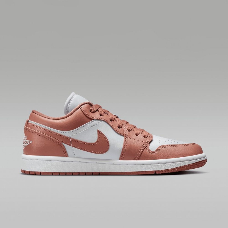 Nike Air Jordan 1 Low Schoenen Heren Roze Wit Nederland | 861097-WVG