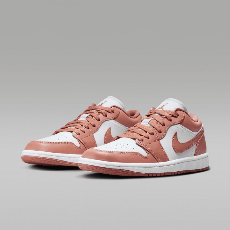 Nike Air Jordan 1 Low Schoenen Heren Roze Wit Nederland | 861097-WVG
