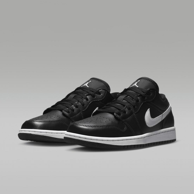 Nike Air Jordan 1 Low Schoenen Heren Zwart Nederland | 503241-SMN