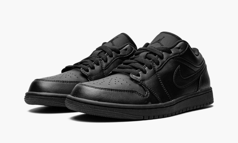 Nike Air Jordan 1 Low Schoenen Heren Zwart Nederland | 654017-MDP