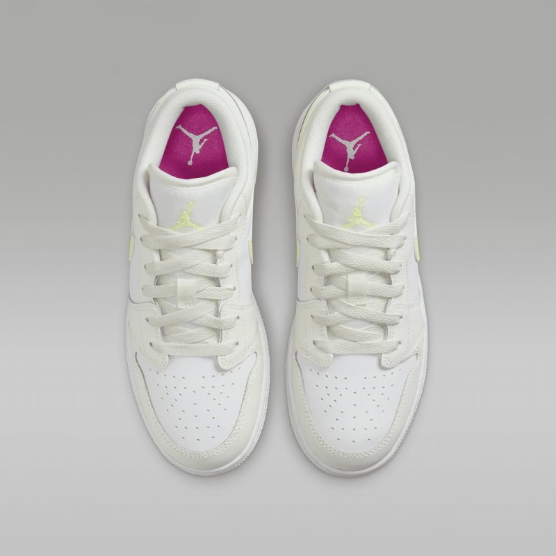 Nike Air Jordan 1 Low Schoenen Kinderen Wit Nederland | 134520-FKP