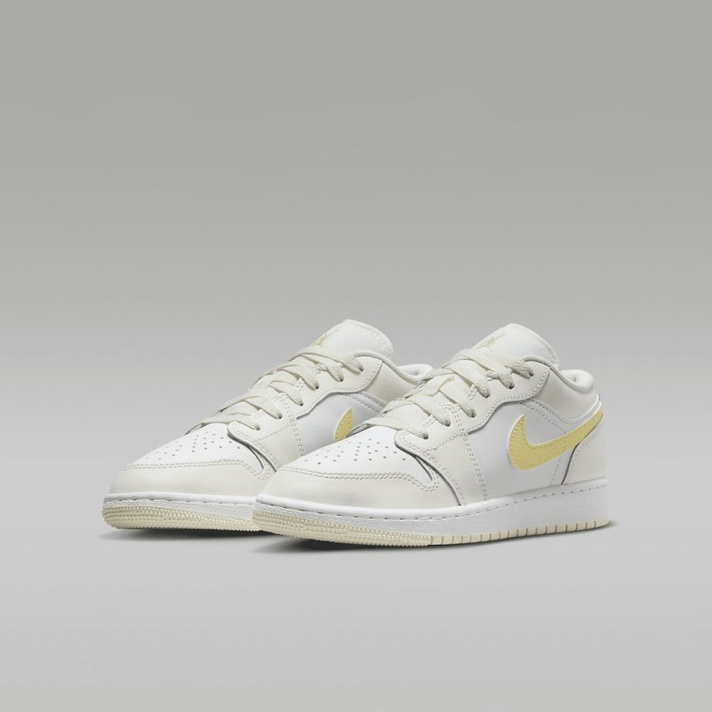 Nike Air Jordan 1 Low Schoenen Kinderen Wit Nederland | 134520-FKP