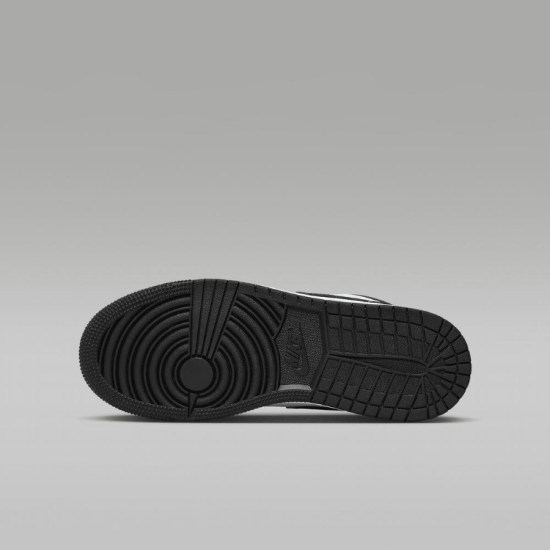 Nike Air Jordan 1 Low Schoenen Kinderen Wit Zwart Nederland | 497386-KGW