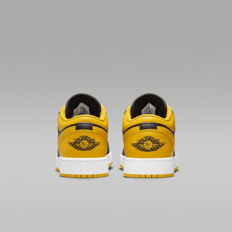 Nike Air Jordan 1 Low Schoenen Kinderen Geel Zwart Nederland | 653012-PAW