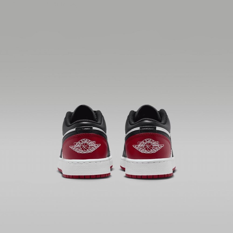 Nike Air Jordan 1 Low Schoenen Kinderen Rood Zwart Wit Nederland | 362175-KFI