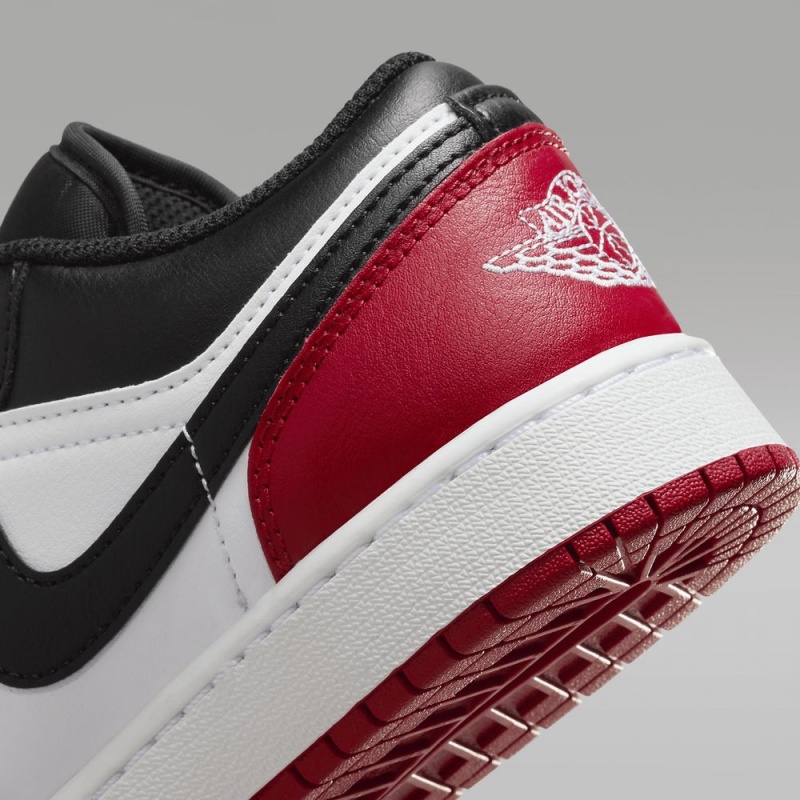 Nike Air Jordan 1 Low Schoenen Kinderen Rood Zwart Wit Nederland | 362175-KFI