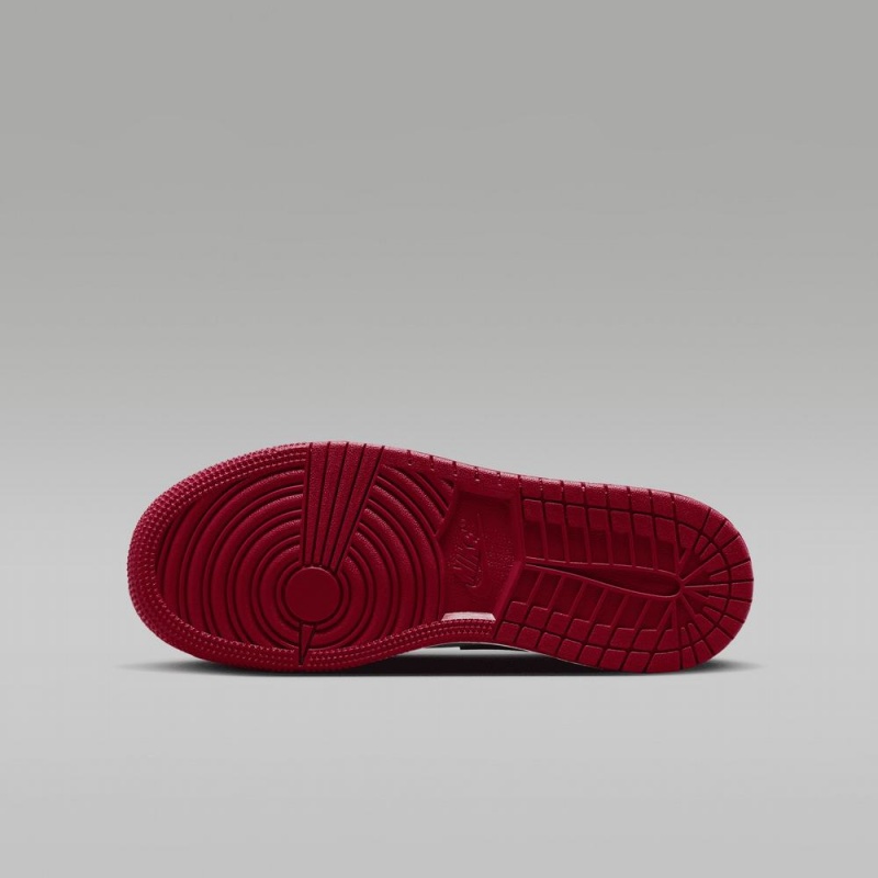 Nike Air Jordan 1 Low Schoenen Kinderen Rood Zwart Wit Nederland | 362175-KFI