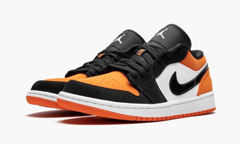 Nike Air Jordan 1 Low 'Shattered Backboard' Schoenen Heren Zwart Wit Oranje Nederland | 467825-SBI
