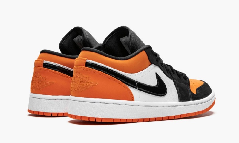 Nike Air Jordan 1 Low 'Shattered Backboard' Schoenen Heren Zwart Wit Oranje Nederland | 467825-SBI