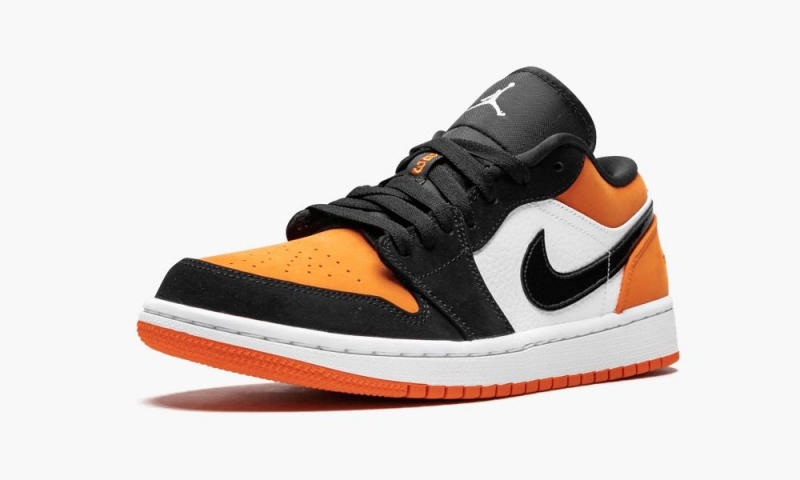 Nike Air Jordan 1 Low 'Shattered Backboard' Schoenen Heren Zwart Wit Oranje Nederland | 467825-SBI