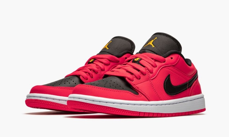 Nike Air Jordan 1 Low 'Siren Red' Schoenen Dames Rood Zwart Wit Nederland | 702894-YFX