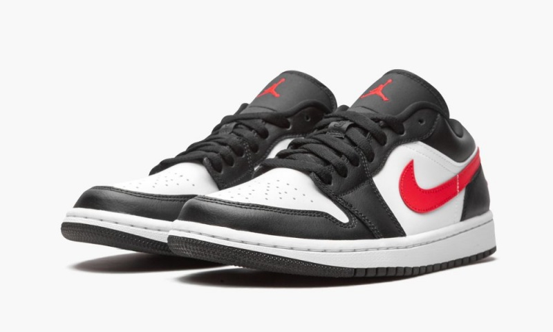 Nike Air Jordan 1 Low 'Siren Red / Black / White' Schoenen Dames Zwart Rood Wit Nederland | 270436-MOL