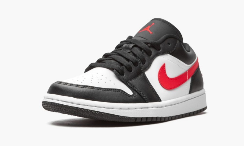Nike Air Jordan 1 Low 'Siren Red / Black / White' Schoenen Dames Zwart Rood Wit Nederland | 270436-MOL