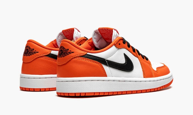 Nike Air Jordan 1 Low 'Starfish' Schoenen Dames Wit Zwart Oranje Nederland | 578416-FTR